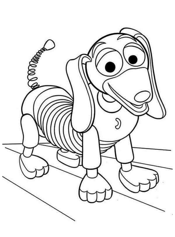 ζωγραφική Slinky Dog Toy Story