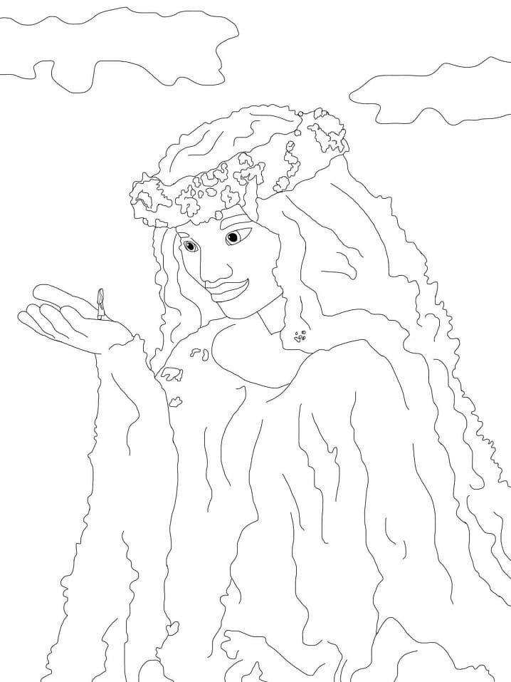 ζωγραφική Te Fiti και Moana
