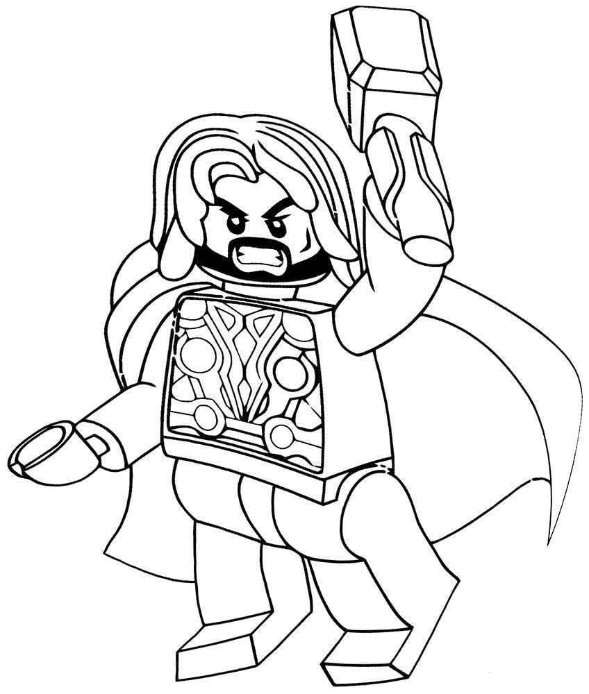 ζωγραφική Θαύμα Lego Thor