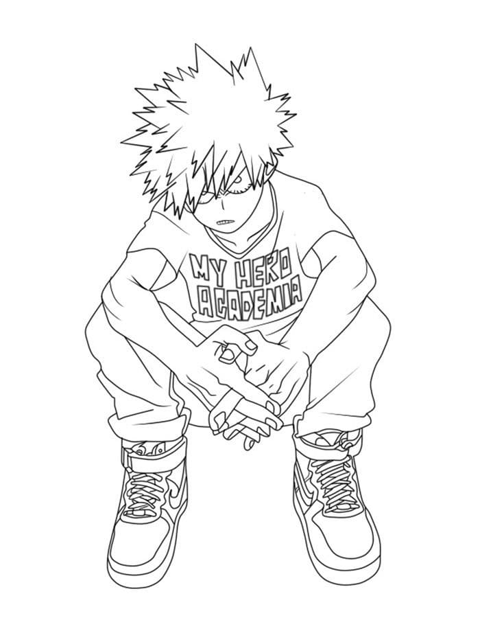 ζωγραφική Θυμωμένη Bakugo