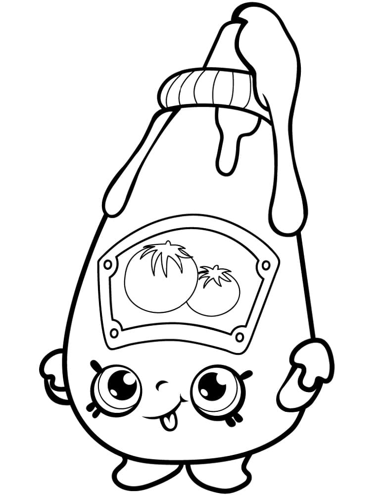 ζωγραφική Tommy Ketchup Shopkins