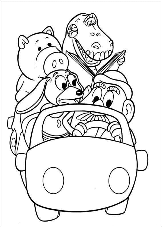 ζωγραφική Toy Story από την Disney για παιδί