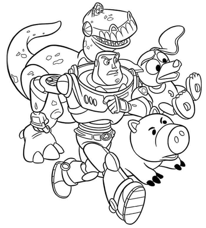 ζωγραφική Toy Story Δωρεάν Εκτύπωση