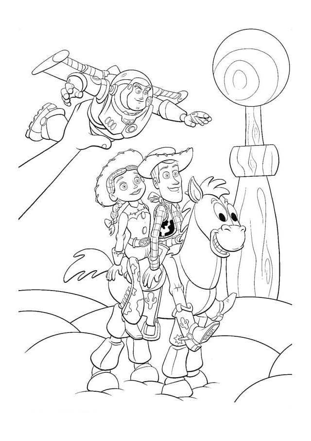 ζωγραφική Toy Story Δωρεάν για Παιδιά