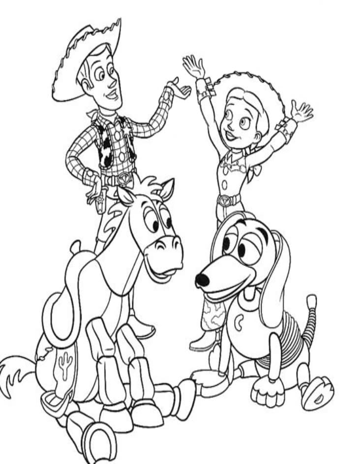 ζωγραφική Toy Story Εκτυπώσιμο για χρωματισμό