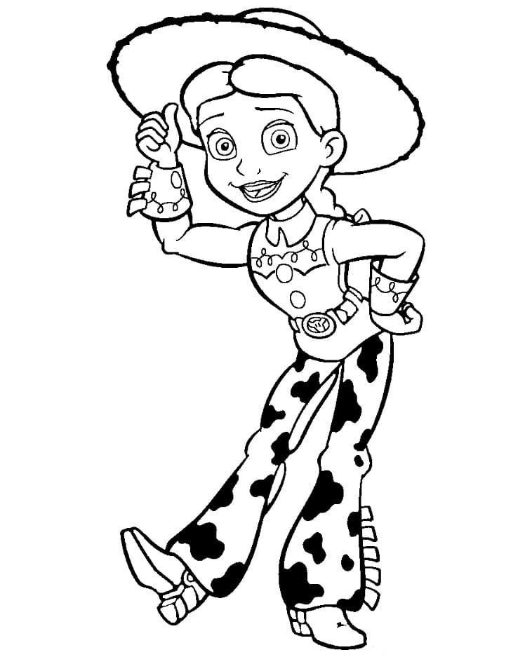 ζωγραφική Toy Story Jessie