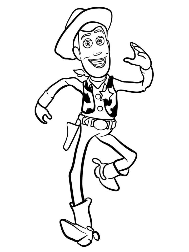 ζωγραφική Toy Story Σερίφης Γούντι