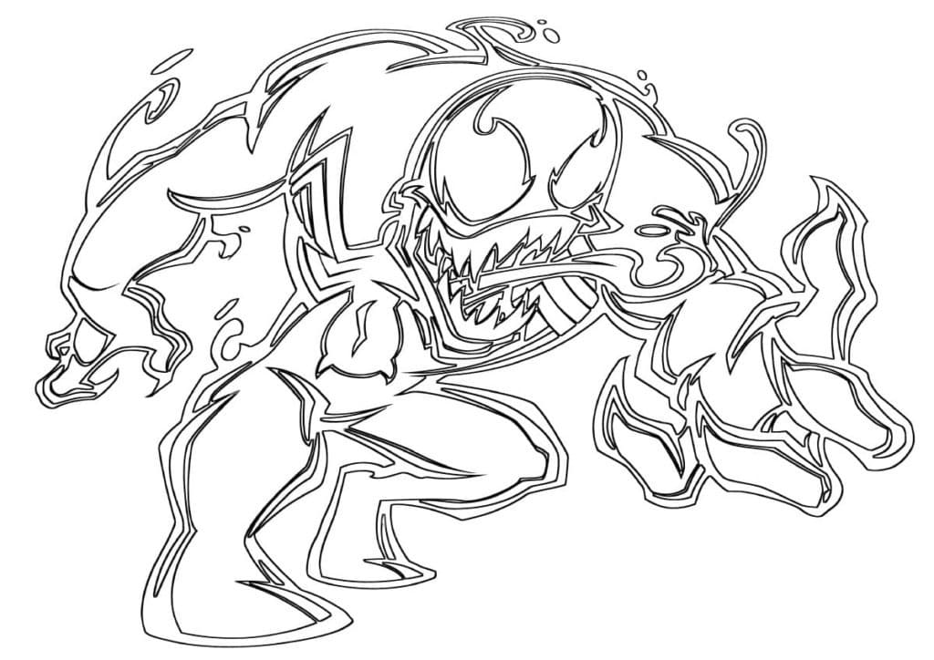 ζωγραφική Venom για παιδιά