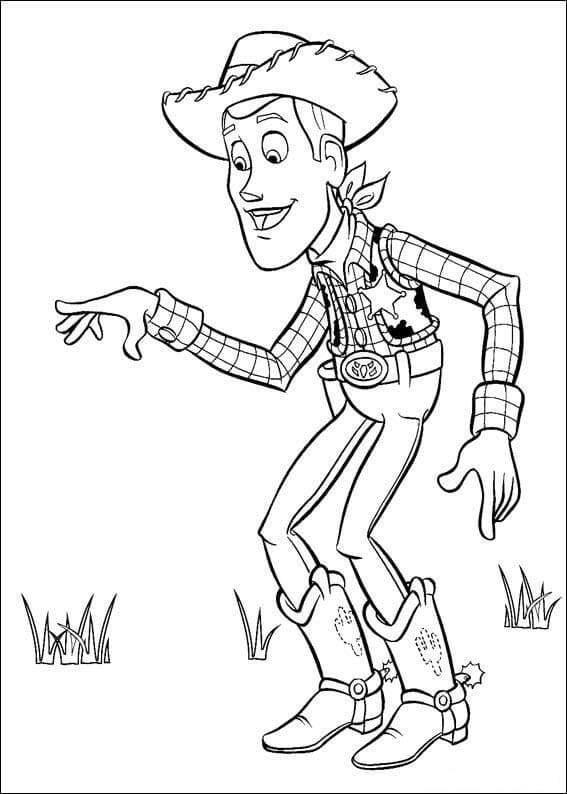 ζωγραφική Woody από την Disney