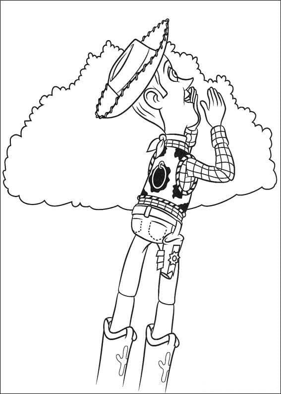 ζωγραφική Woody κραυγές