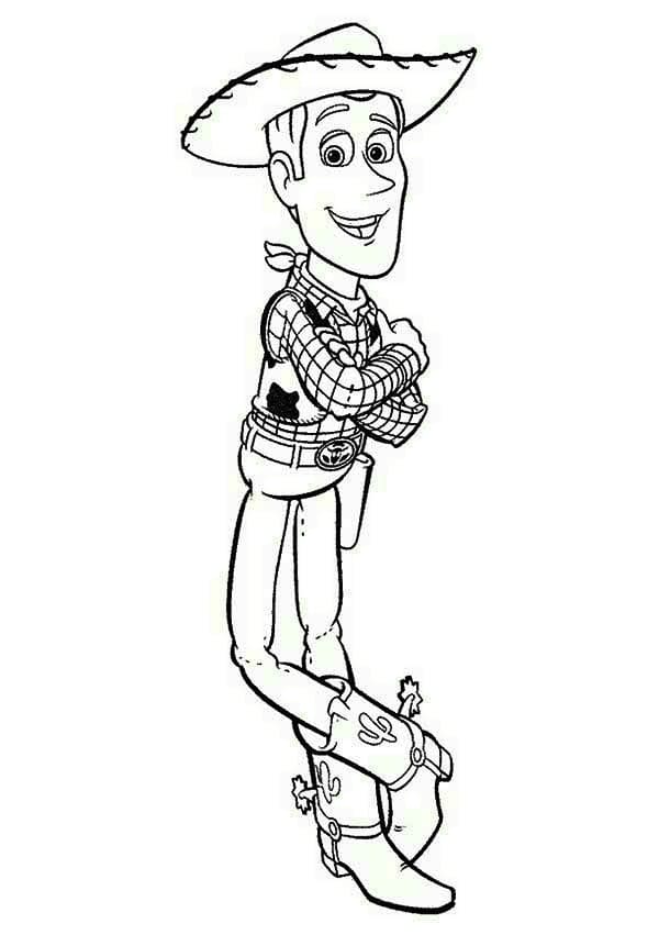 ζωγραφική Woody στάση