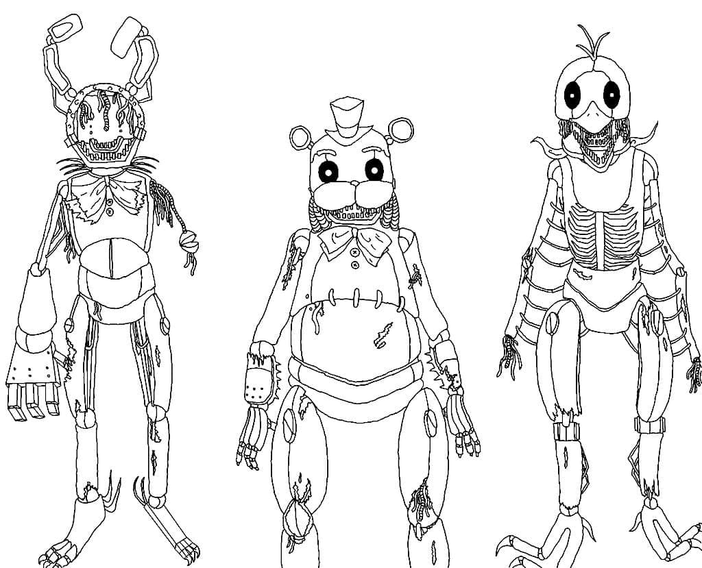 ζωγραφική Ανατριχιαστικά Animatronics