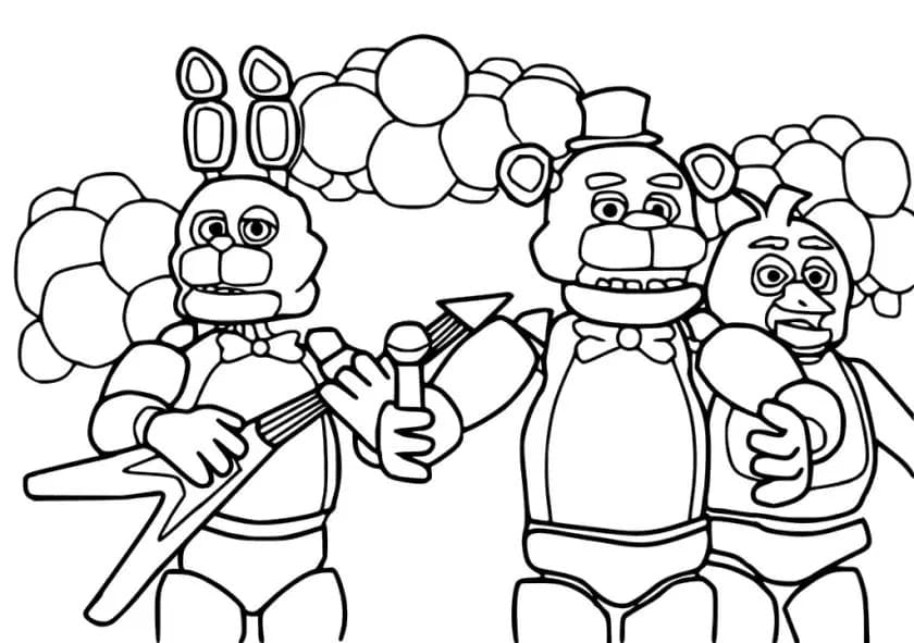 ζωγραφική Animatronics στο FNAF