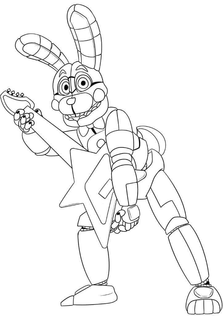 ζωγραφική Bonnie FNAF