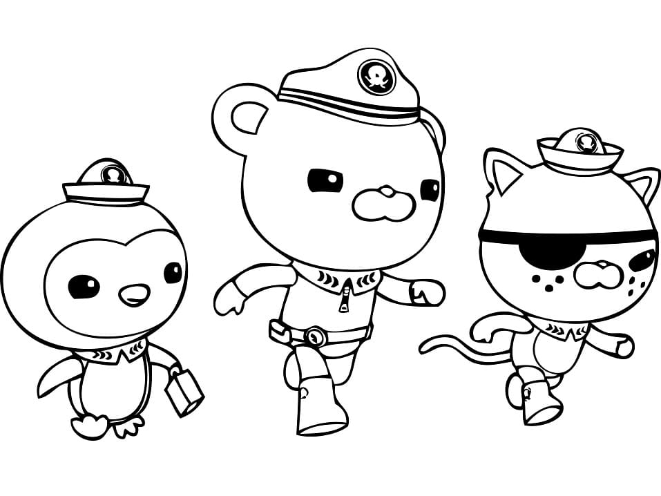 ζωγραφική Χαρακτήρες από Octonauts