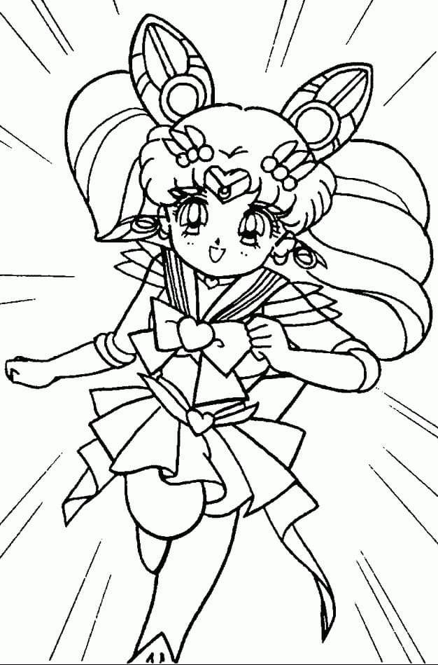 ζωγραφική Chibiusa Sailor Moon Δωρεάν