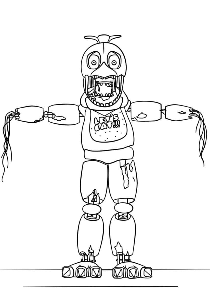 ζωγραφική Chica FNAF