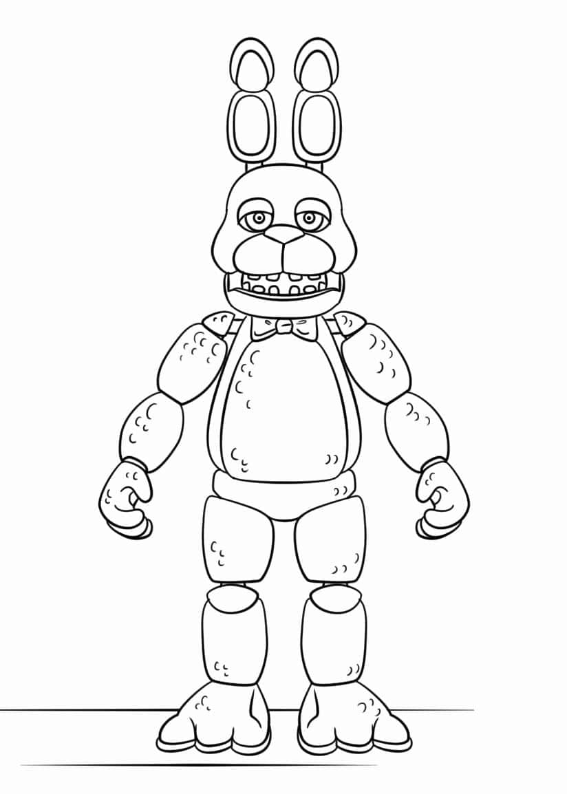 ζωγραφική Εικόνα Withered Bonnie