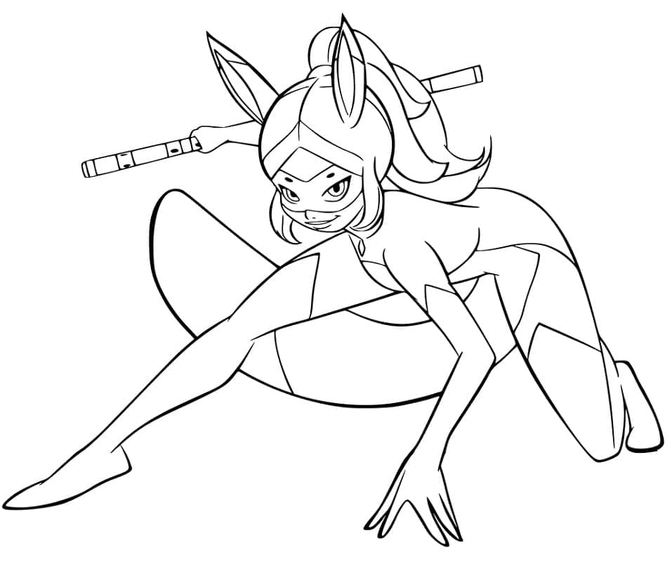 ζωγραφική Η Alya Césaire στο Miraculous Ladybug