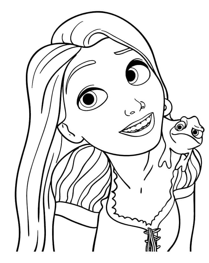 ζωγραφική Η πριγκίπισσα Ραπουνζέλ από το Tangled