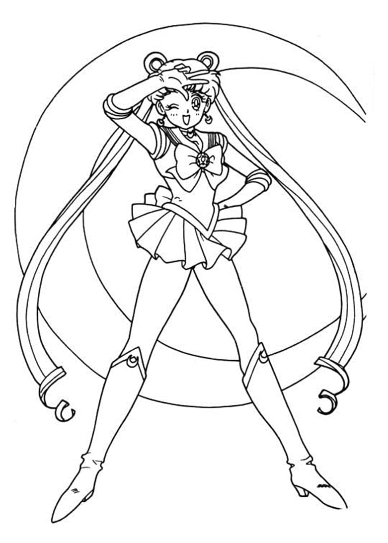 ζωγραφική Καταπληκτικό Sailor Moon