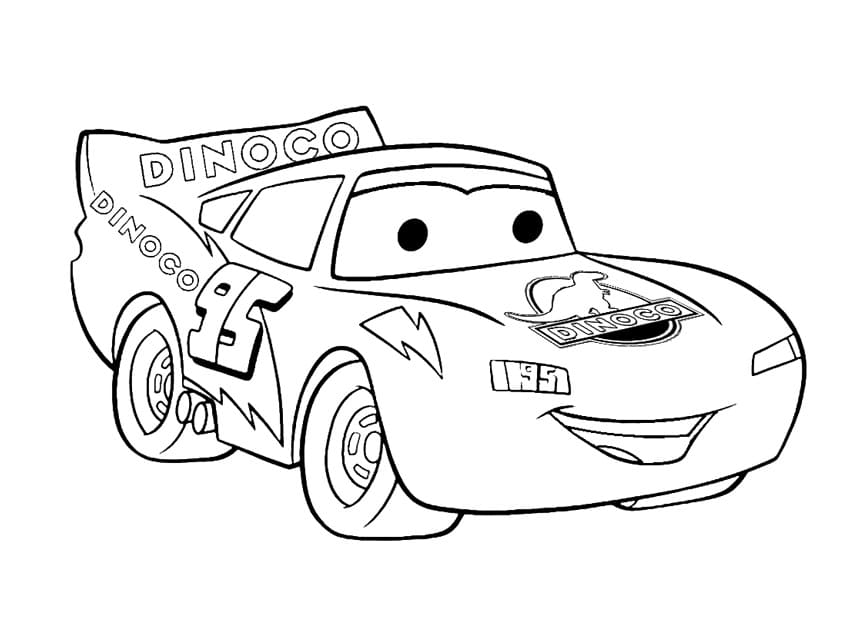 ζωγραφική Lightning Mcqueen Δωρεάν