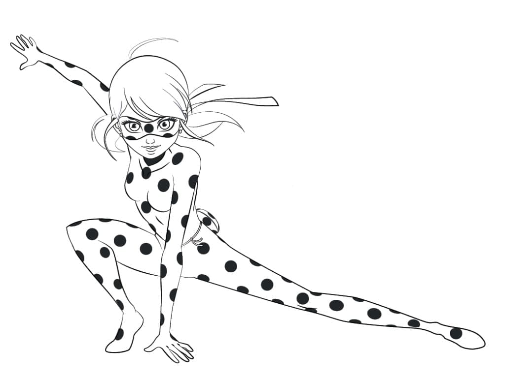 ζωγραφική Μαρινέτα από το Miraculous Ladybug