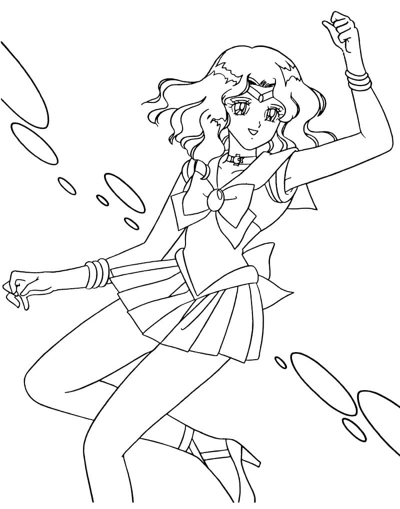 ζωγραφική Michiru Kaiou από Sailor Moon