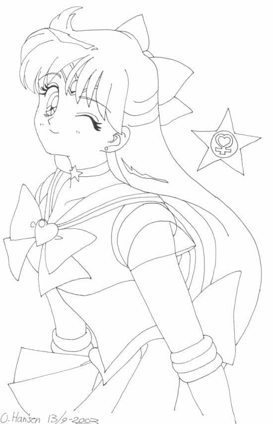 ζωγραφική Minako Aino Sailor Venus Δωρεάν