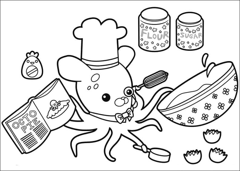 ζωγραφική Ο καθηγητής Inkling από το Octonauts