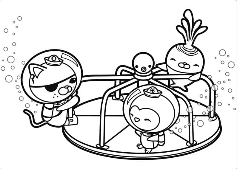 ζωγραφική Octonauts Δωρεάν για παιδιά
