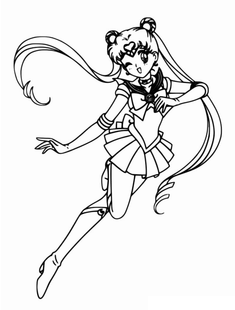 ζωγραφική Πανέμορφο Sailor Moon