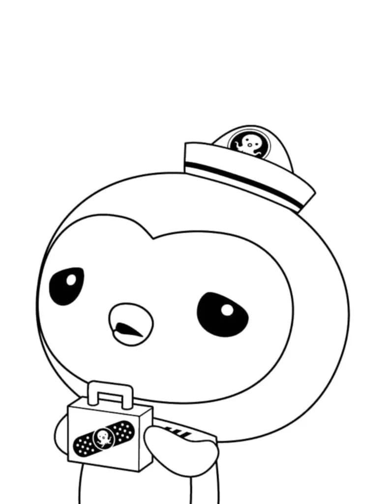 ζωγραφική Peso Penguin στους Octonauts