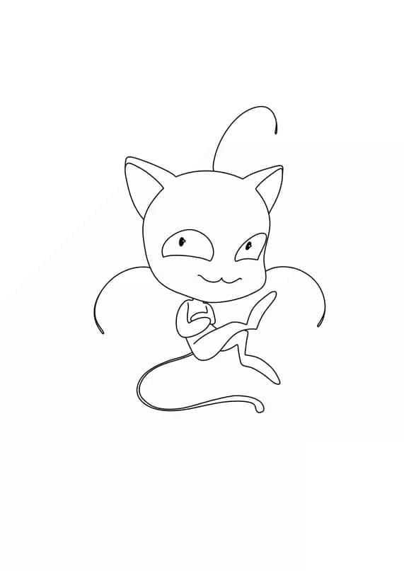 ζωγραφική Plagg από το Miraculous Ladybug