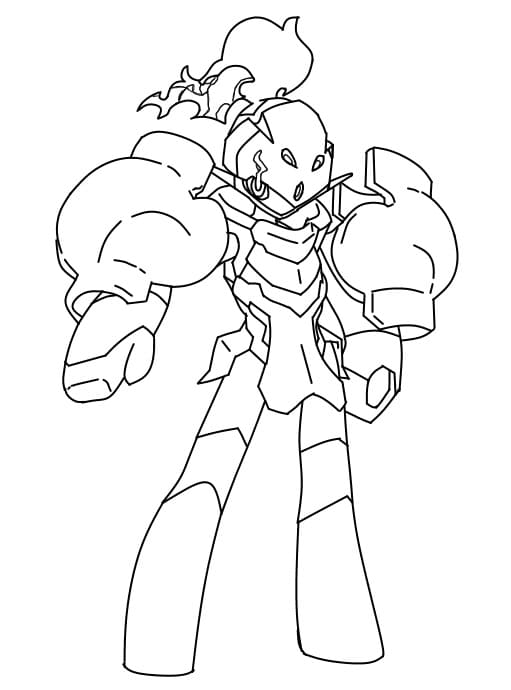 ζωγραφική Pokemon Armarouge