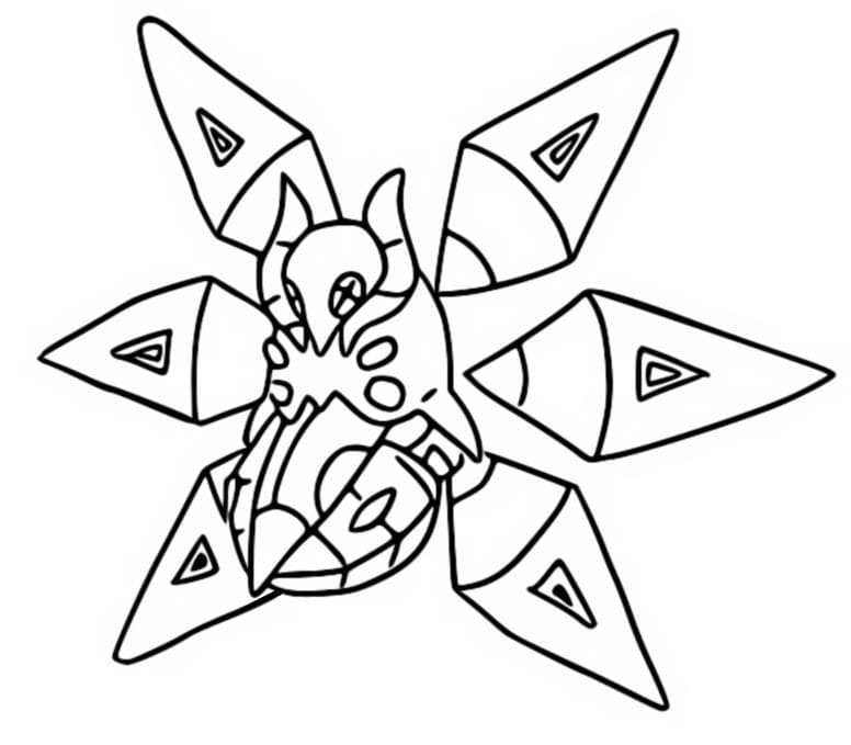 ζωγραφική Pokemon Iron Moth