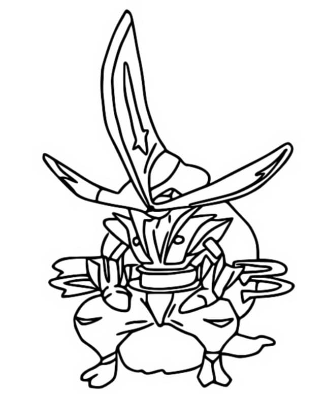 ζωγραφική Pokemon Kingambit
