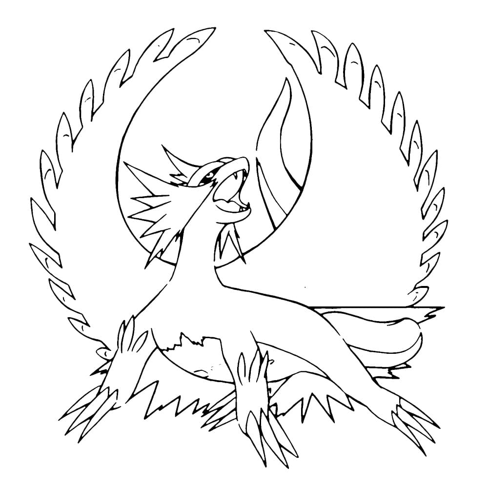 ζωγραφική Pokemon Roaring Moon