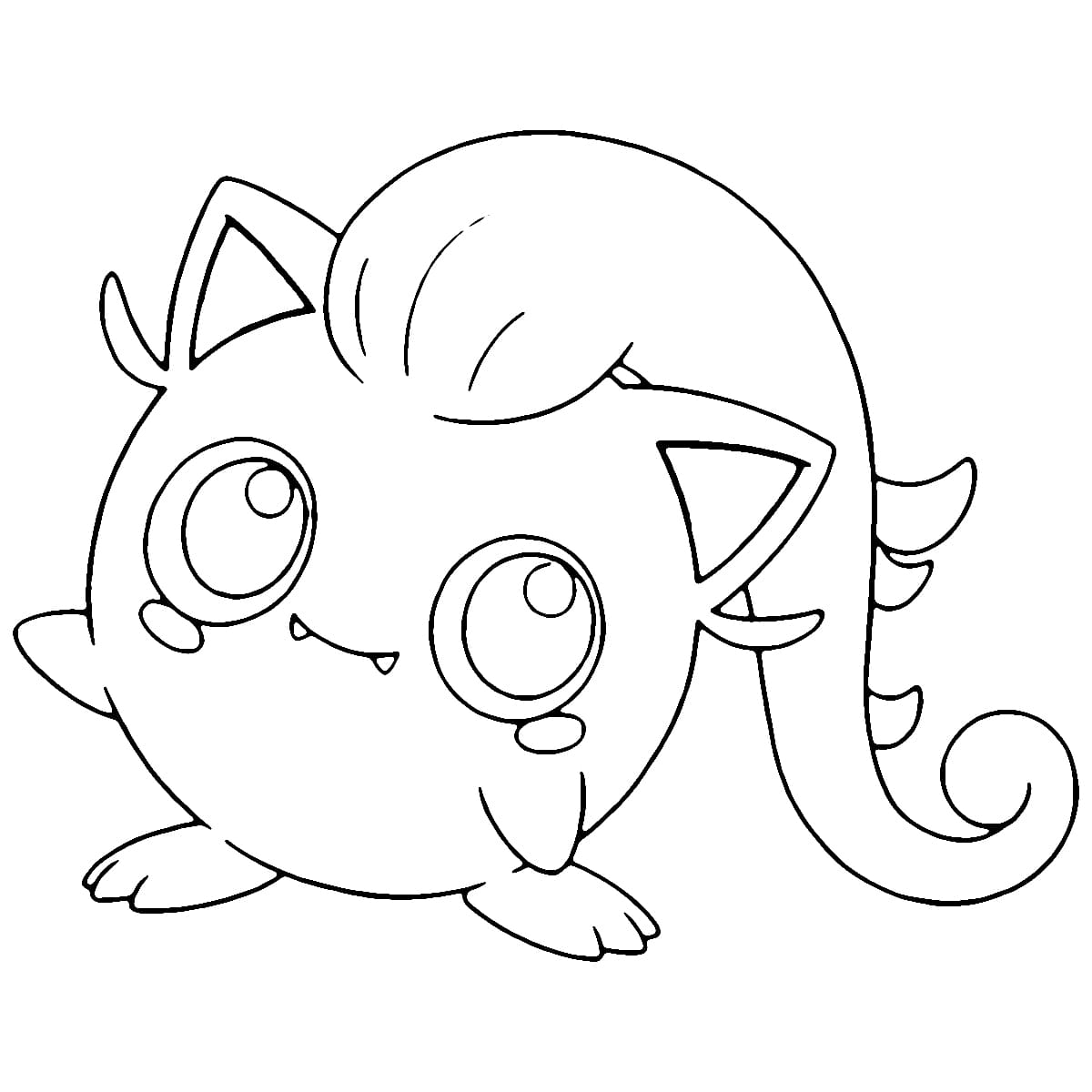 ζωγραφική Pokemon Scream Tail