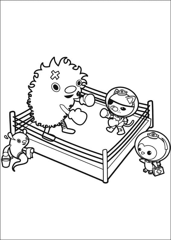 ζωγραφική Πυγμαχία Octonauts