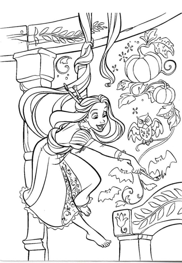 ζωγραφική Ραπουνζέλ από το Tangled