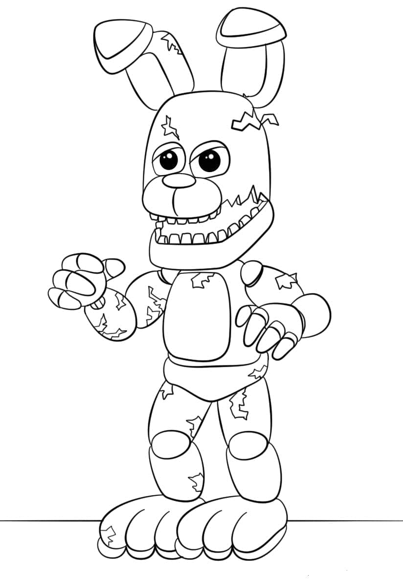 ζωγραφική Withered Bonnie