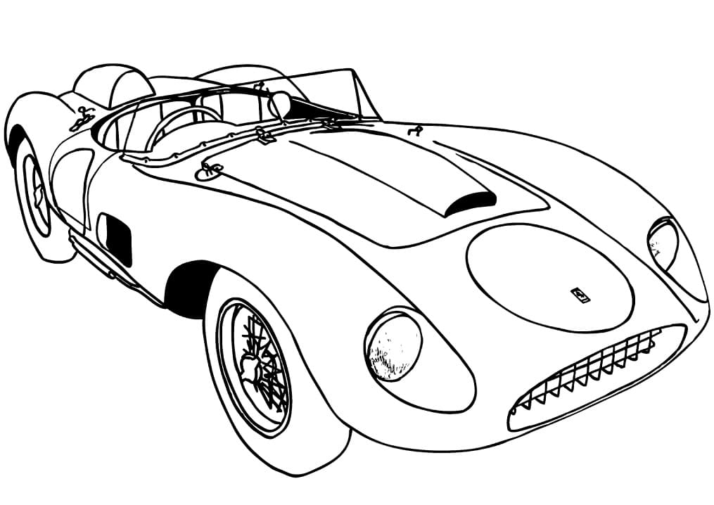 ζωγραφική 1957 Ferrari 625 TRC Spyder