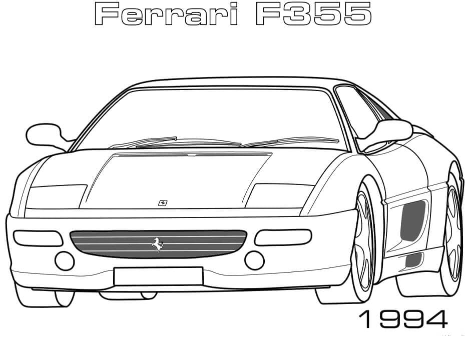 ζωγραφική 1994 Ferrari F355