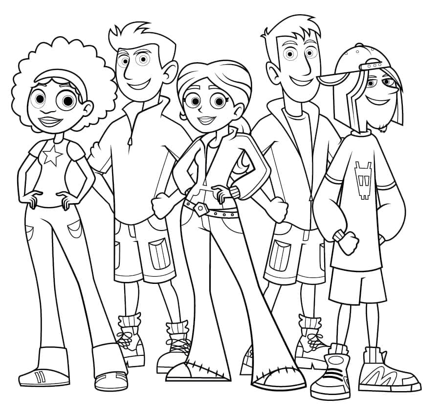 ζωγραφική Χαρακτήρες σε άγρια ​​kratts
