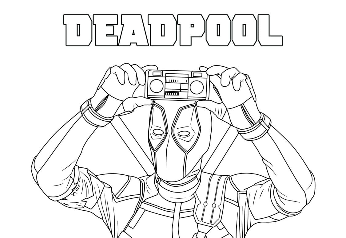 ζωγραφική Deadpool από την ταινία