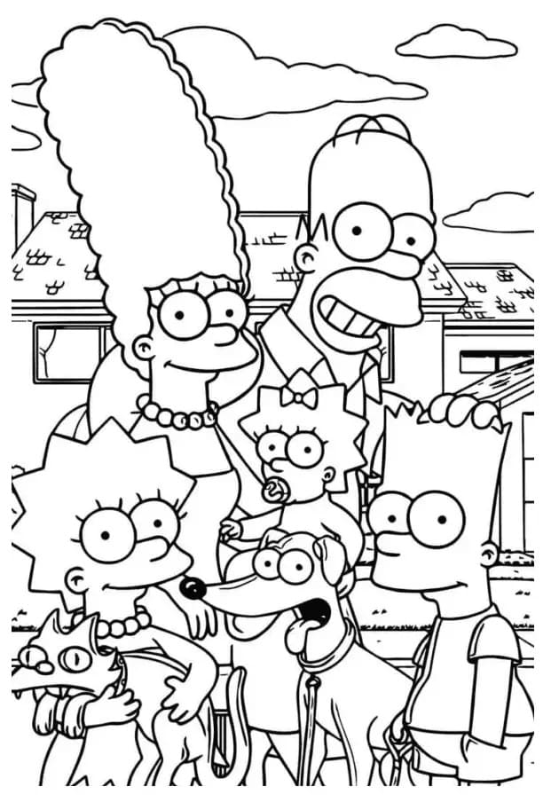 ζωγραφική Εικόνα The Simpsons