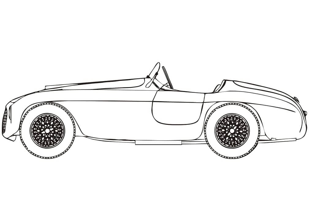 ζωγραφική Ferrari 166 MM Barchetta