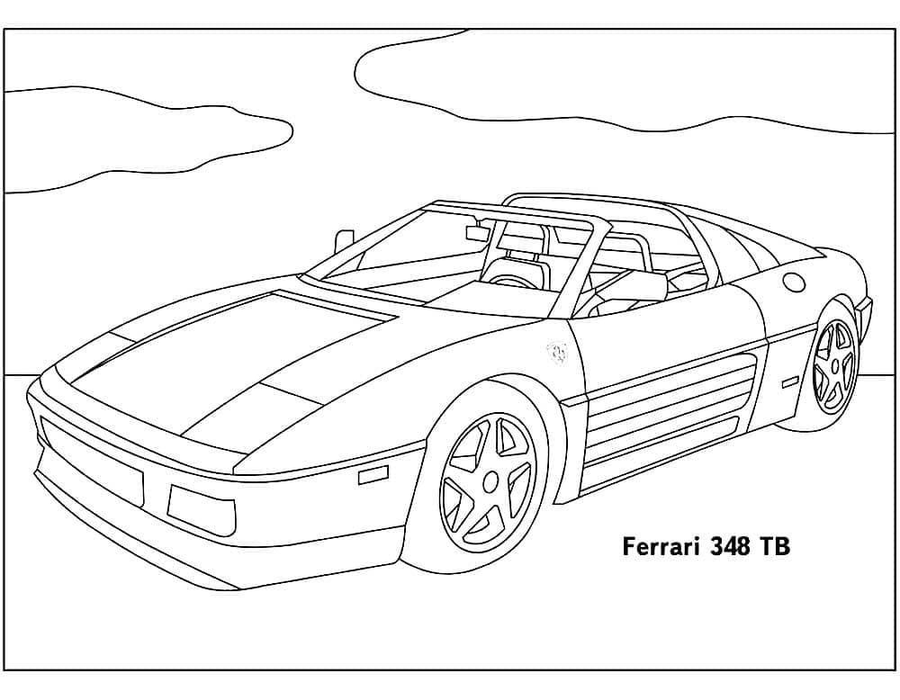 ζωγραφική Ferrari 348 TB