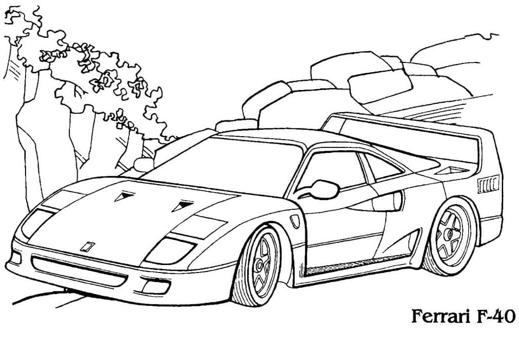 ζωγραφική Ferrari F-40